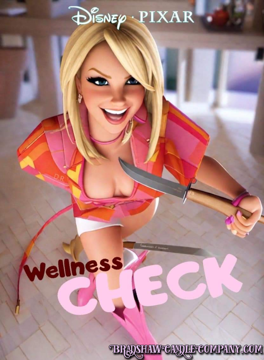 Britney Knives Wellness Check 9oz Scented Candle