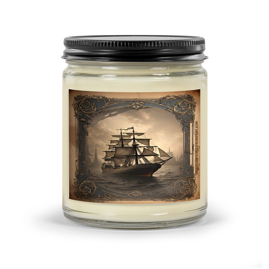 AI Art Sailing 9oz Scented Soy Candle