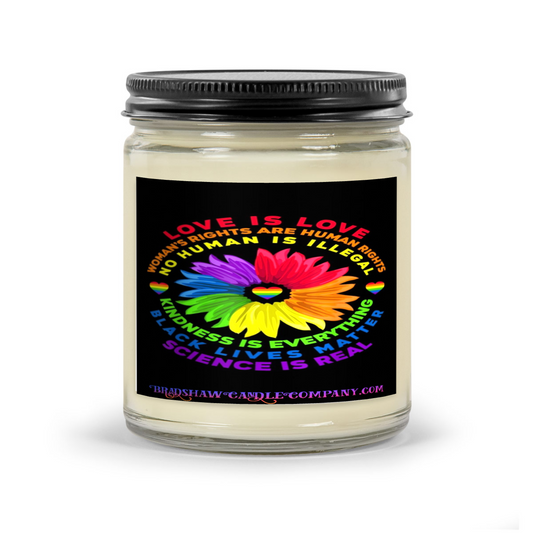 Love is Love Human Rights 9oz Scented Soy Candle