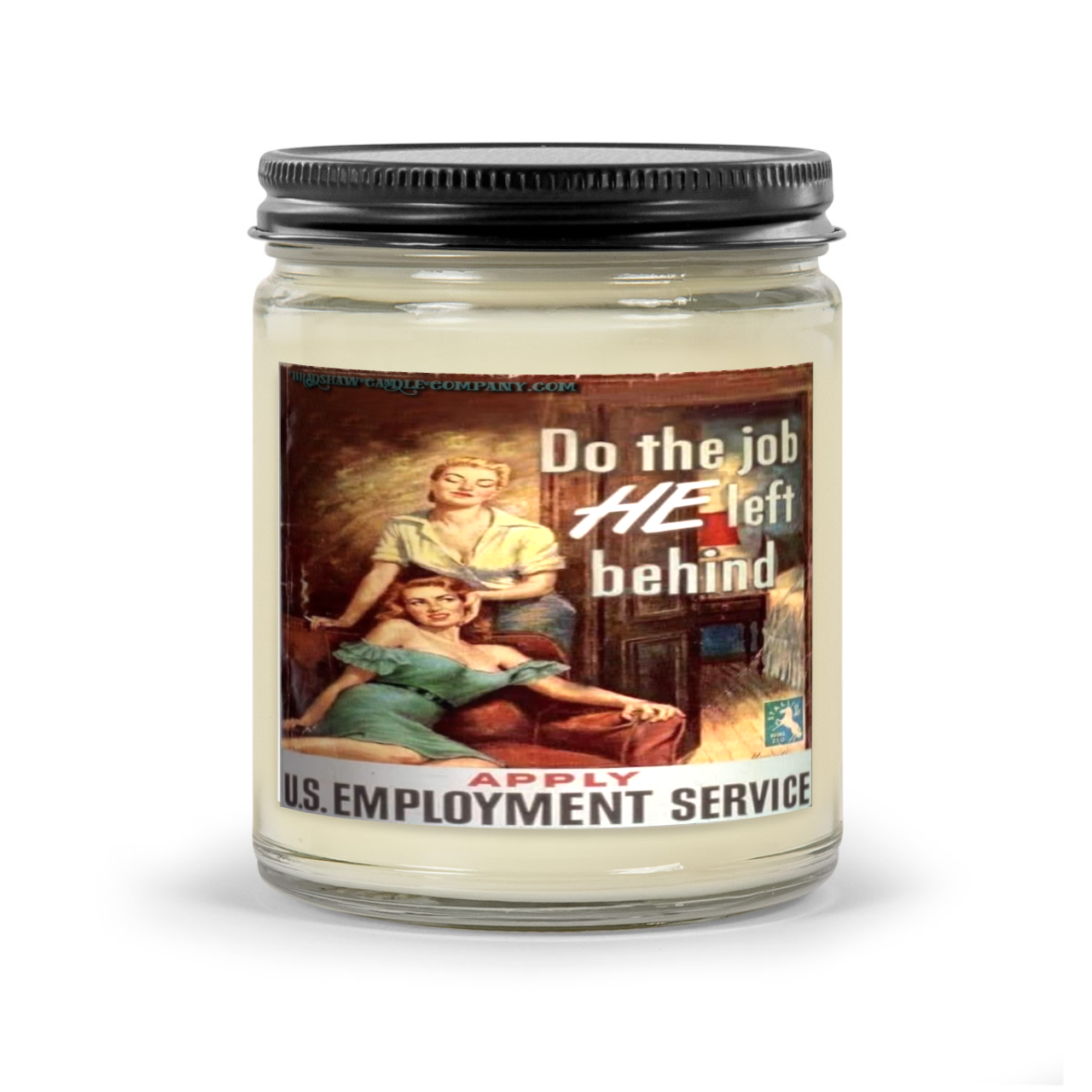 Do the Job HE Left 9oz Scented Soy Candle