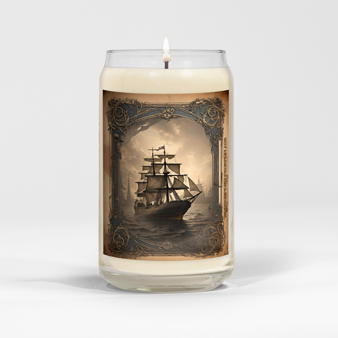 AI Art Sailing 16oz Scented Soy Candle