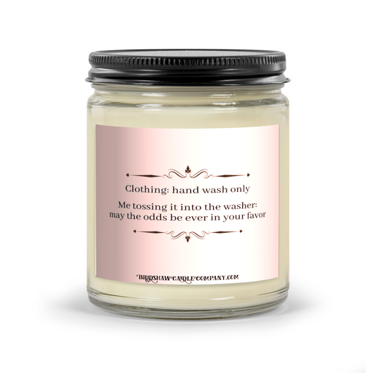 Hand Washed 9oz scented soy candle