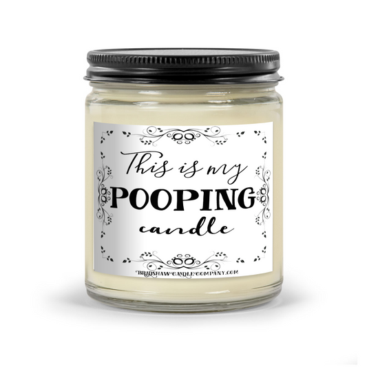 This is my Pooping Candle 9oz soy candle