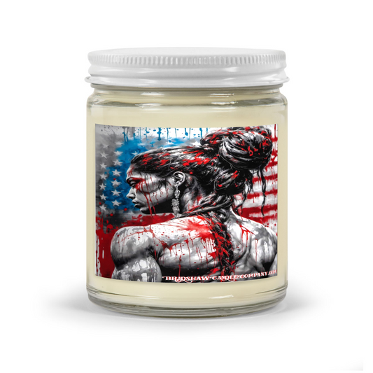 AI Art American Spatter 9oz Scented Soy Candle