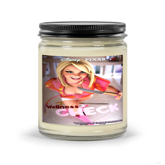 Britney Knives Wellness Check 9oz Scented Soy Candle