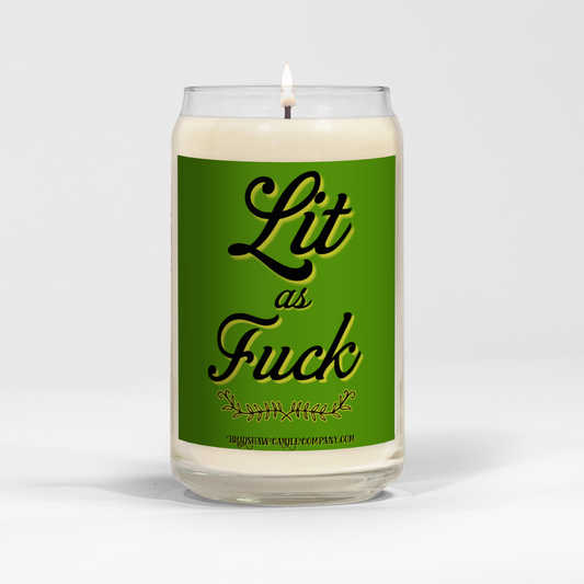 Lit AF 16oz Scented Soy Candle